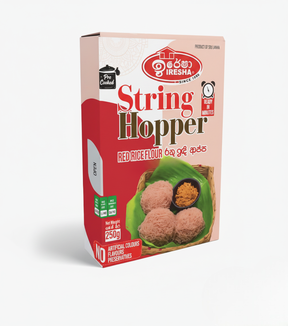 Authentic Ceylon String Hoppers - Red Rice